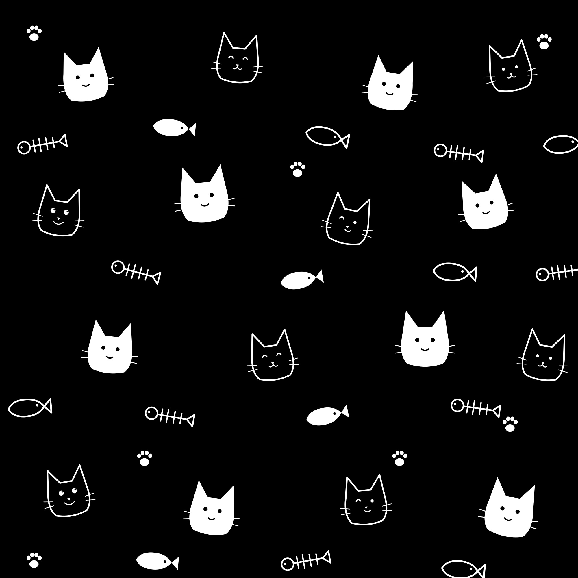 Cat pattern D